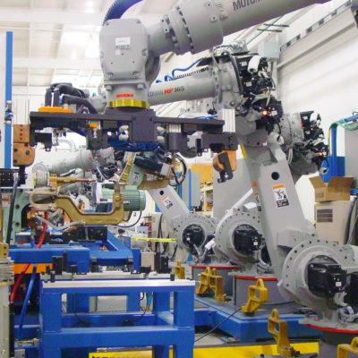 Robotic Resistance Spot Welding System at Wayne Trail