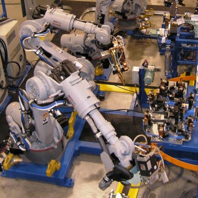 Robotic Resistance Spot Welding System at Wayne Trail